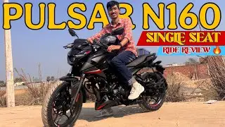 2025 Bajaj Pulsar N160 Single Seat Ride Review | Bajaj Pulsar N160 | Pulsar N160 | Yogi Bhaiya #n160