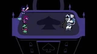Deltarune - King Boss Fight Overthrow/Pacifist Ending(Full Fight + Cutscenes)