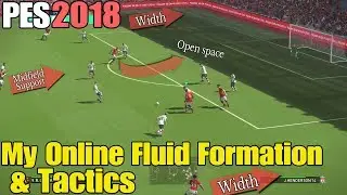 PES 2018 | My Online Fluid Formation | Perfect Attack/Defence Balance