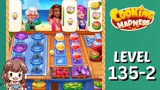 Cooking Madness Level 135-2 Pancake | No Boosters 🥞🍨🍹