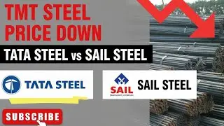Tmt Steel Price Down ❓सरिया का रेट हुआ कम ⏬ Steel For House Construction 🏗️ 