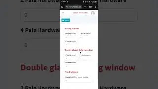 hardware rate and labour rate setting demo | aluminium window quotation software | aluminium zone.