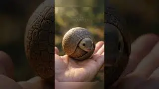 Cutest Palm-Sized Glyptodon You&rsquo;ve Ever Seen! 😍 #TinyAnimals #dinosaur #animals #funyourpage
