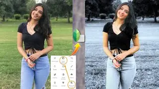 Snapseed - Dark Black photo editing tutorial