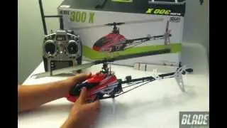 Blade 300x Unboxing and 3D Flight Video - Chris Reibert