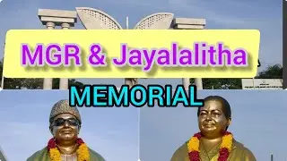 MGR MEMORIAL ||  MGR Samadhi Chennai || |MGR Jayalalitha Memorial ||
