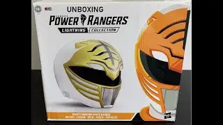 White Power Ranger Helmet Unboxing