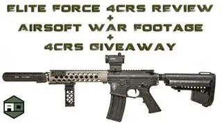 Airsoft War Footage + Review (HD) -  Elite Force 4CRS AEG & Giveaway Announcement