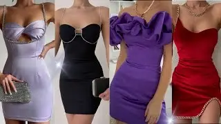 VESTIDOS DE FIESTA MODA | Vestidos cortos 2024 | Tedencias ✨