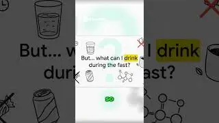 Intermittent Fasting - What To Drink & Eat 🥛 🍽  #food