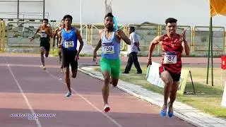 JUNIOR MEN'S  4X400m RELAY  FINAL. 15th FEDERATION CUP NATIONAL JUNIOR ATHLETICS CHAMPIONSHIPS-2017