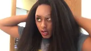 Affordable 360 frontal kinky straight wig Review-27% OFF! ft OMG Queen Hair