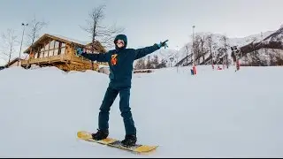 My first snowboarding / 2017