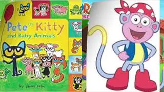 MERGED - Pete The Cat and Dora The Explorer Catching and Jumping