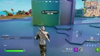 Damage opponents while Chrome-ified Fortnite