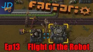 Полёт робота, эпизод 13 | Factorio Biter Hell | Геймплей, давай поиграем
