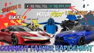 DÉBUTER THE CREW MOTORFEST 🚗🔥 Meilleure MÉTHODE de FARM 💰 XP & LOOT | Saison 8 (2025–2026)