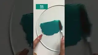 How to make Teal #2🔹| Color mixing | Oil paint | #colormixing #oilpaint #teal