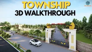 Gated Township in Jaipur | 3D Residential Plot & Villa Walkthrough | Infra Design Hub