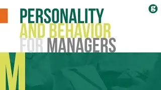 Personality and Behavior for Managers