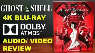 Призрак в доспехах 4K Blu-ray Best Buy Steelbook Распаковка Atmos Обзор Скарлетт Йоханссон