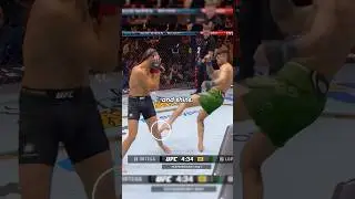 Self inflicting Kick in MMA 🤕❌ #ufc