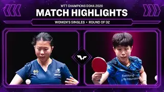 Yangzi Liu vs Joo Cheonhui | MS R32 | WTT Champions Doha 2026