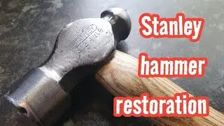 Vintage Stanley hammer restoration