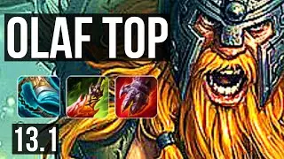 OLAF vs JAX (TOP) | Rank 2 Olaf, 8 solo kills, Rank 21 | EUW Grandmaster | 13.1