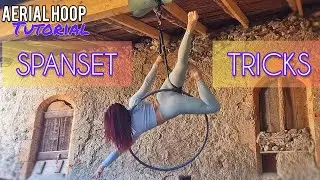 SPANSET CHOREOGRAPHY (no splits) TUTORIAL on Aerial Hoop/Lyra