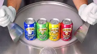 SOUR! Soda Ice Cream Rolls - ASMR