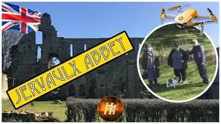 Jervaulx Abbey | English History | 4k Drone Footage
