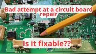 Bodged repair nightmare - Can we fix this mess? Mitsubishi i-miev EV Circuit Board Repair