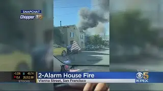 House Fire In San Francisco Excelsior District Injures 3 People
