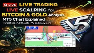 🔴 BITCOIN Live Trading |12-JAN-2026|Asia Session| Bitcoin Price action|ETH & Gold|V5TradeSolutions
