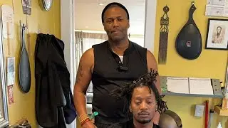 Schatzie the Master Loctician  live! Dreadlock Machine Loc Repair!
