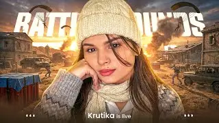 ROAD TO 900K 🎀 | BGMI Live w Krutikaaa