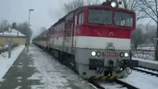 754.032 Rex1846 Gader od 11.12 sa tento vlak vol&aacute; R342 Odra v Turčianskych Tepliciach 2.12.2016