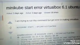 Your system has UEFI secure Boot enabled | minikube start --driver=virtualbox | vm error / PIAIC