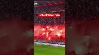 FC Bayern M&uuml;nchen vs. Borussia M&ouml;nchengladbach Pyro Ultras Schickeria choreo