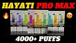 HAYATI PRO MAX | 4000 PLUS PUFFS | #vapeshack #vapetrick #vapesafe #viralvideos