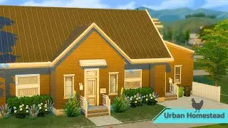 Sustainable Living on a City Lot | Sims 4 Speed Build