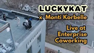 LUCKYKAT x Monti Korbelle - Jam 1 at Enterprise Coworking | Korg Volca FM2 + Volca Drum + Microfreak