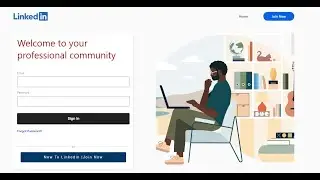 How To Create Linkedin Login Page Design Using HTML And CSS | Sign In Page With HTML & CSS
