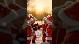 We Wish You a Merry Christmas 🎄✨ | Adorable Babies Dancing in the Snow | Bumbola Kids