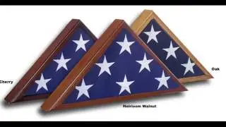 American Flag Display cases, American coffin flag cases