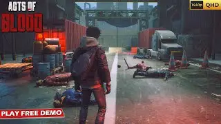 Acts of Blood Full Demo - This Game is Like Korean Action Movie - 1440p Ultra Graphics PC Gameplay