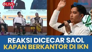 🔴 REAKSI WAPRES GIBRAN DICECAR SOAL KAPAN BERKANTOR DI IKN SAAT TALK SHOW DI UKSW