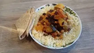 Very Tasty Moroccan Style Tagine in a Pan - Vegan / Veggie Dish