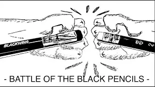 EPIC BATTLE OF THE PENCILS | 🤜 ✏️ 🤛 | Blackwing vs. Black Warrior | Which one will prevail?